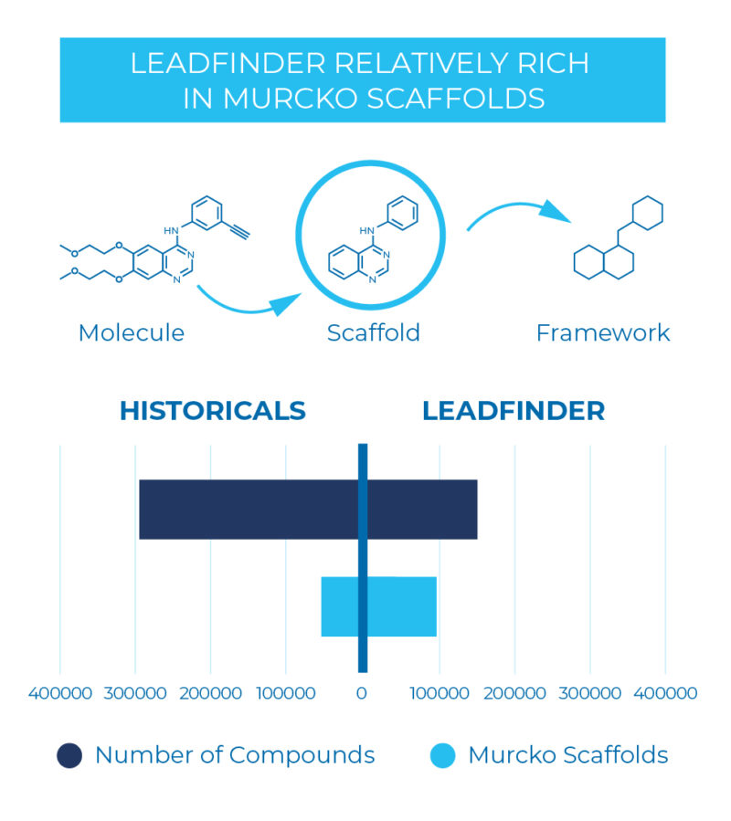 graphic of murcko scaffolds