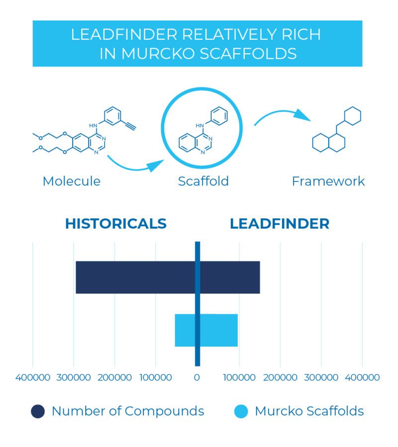 graphic of murcko scaffolds