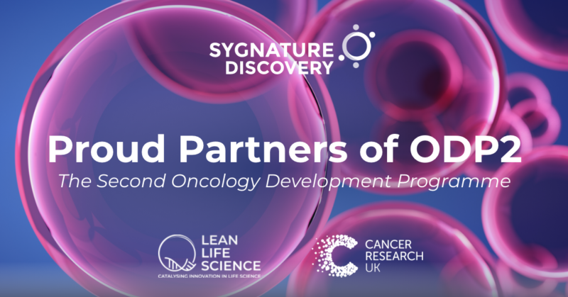 Sygnature Discovery will partner the second Oncology Development Programme (ODP2)