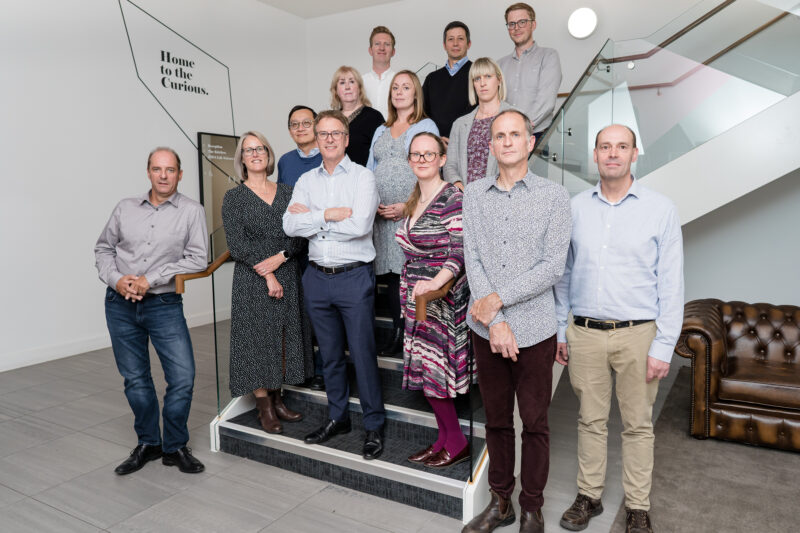 The management and project teams from Step Pharma and Sygnature Discovery