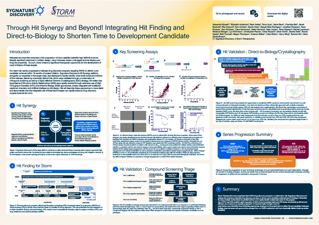 Integrating Hit Finding and Direct-to-Biology to Shorten Time to Development Candidate