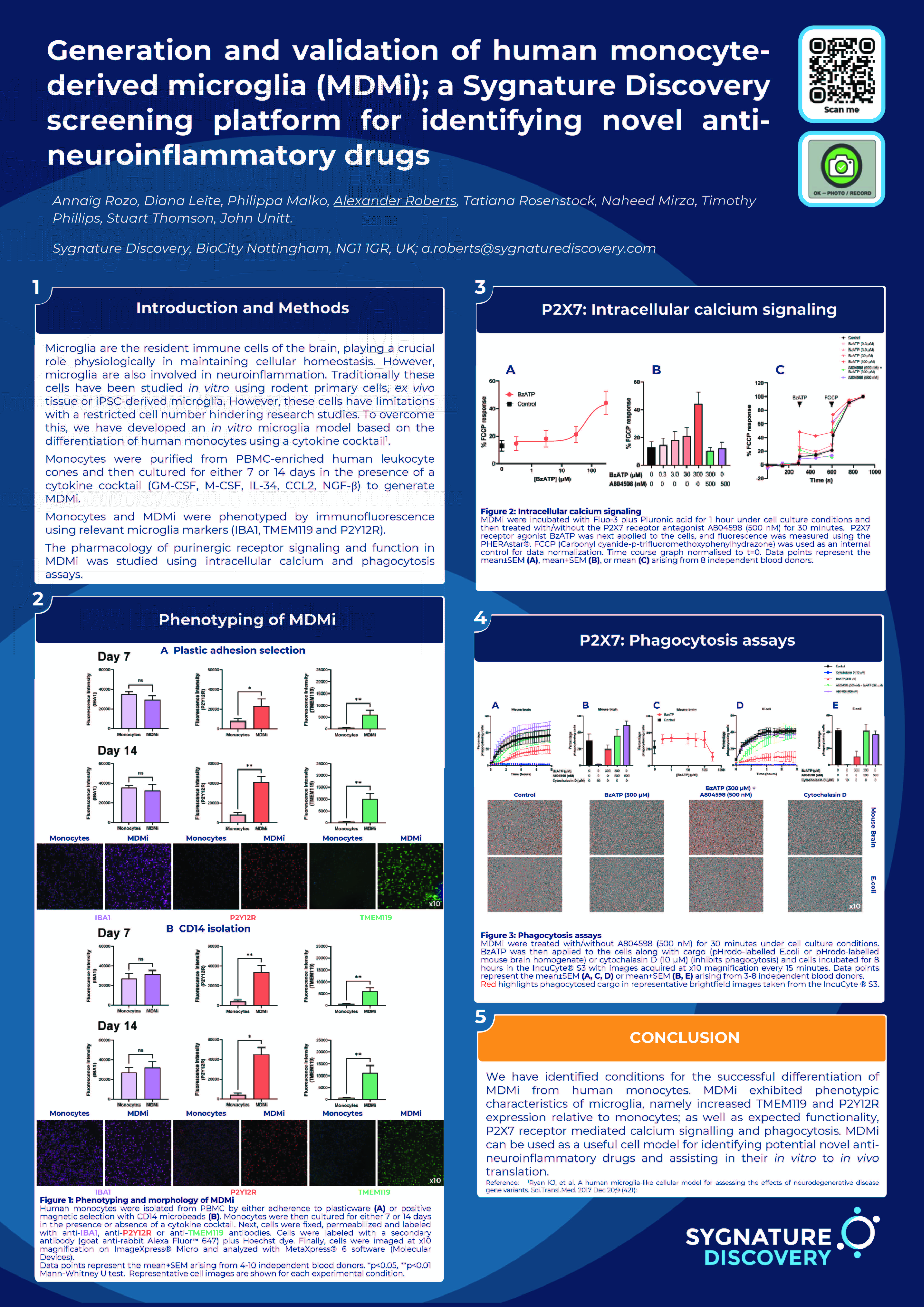 Generation and validation of human monocyte-derived microglia (MDMi); a Sygnature Discovery screening platform for identifying novel anti-neuroinflammatory drugs