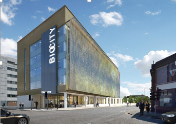 The Corona sculpture starts to take shape on the new ‘Discovery’ building