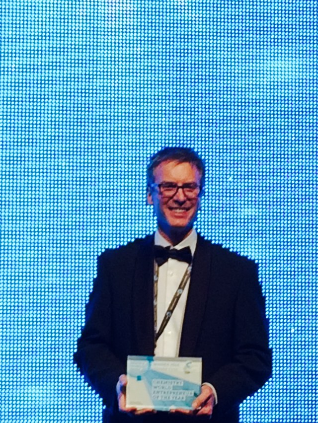 Dr Simon Hirst wins RSC’s Entrepreneur of the Year Award 2016