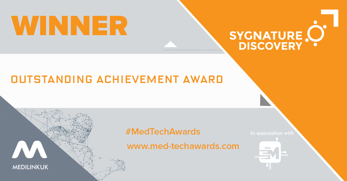 Sygnature Discovery wins Medilink Outstanding Achievement Award