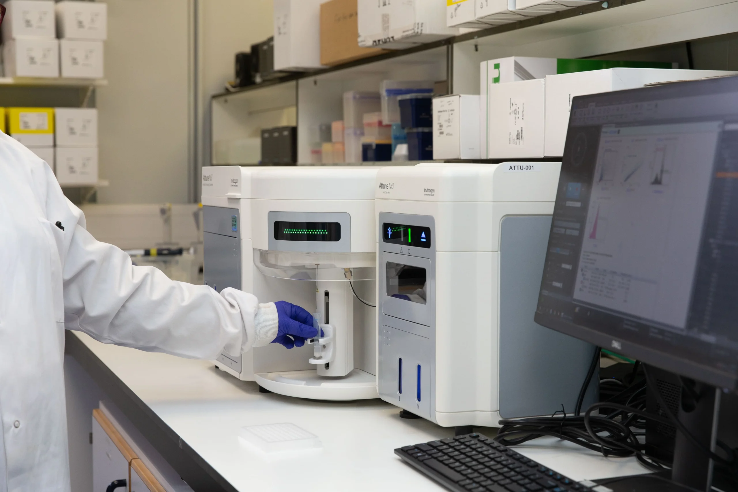 Automated laboratory equipment used for GPCR assays, supporting receptor activity analysis and pharmacological screening.