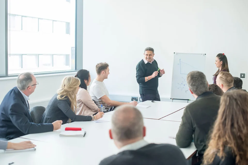 multidisciplinary drug discovery team collaborating supporting real-time decision-making and integrated project planning
