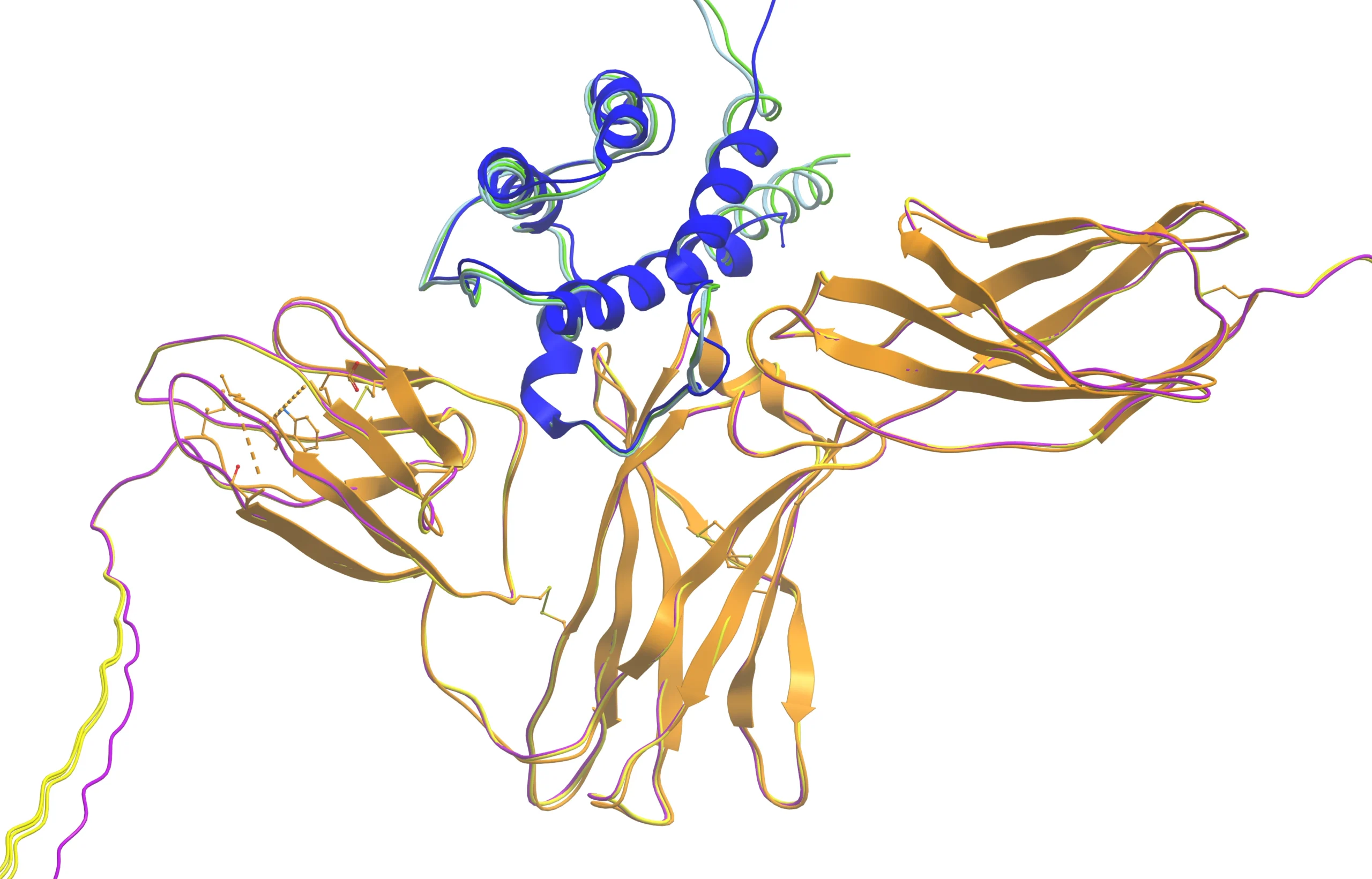 Illustration de la prédiction de la structure des protéines et de la modélisation par homologie, représentant des approches permettant de générer des informations structurelles fiables dans la découverte de médicaments.