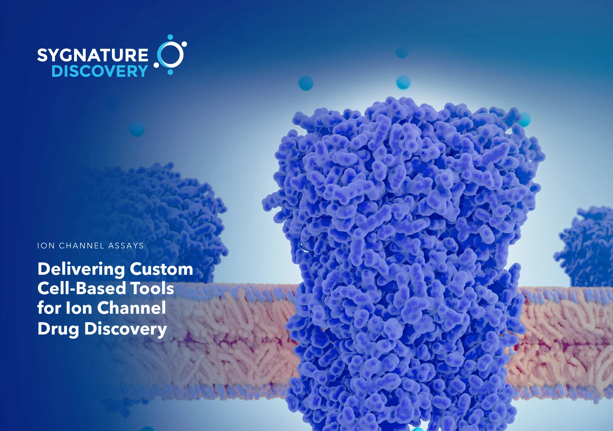 Cover for eBook exploring Sygnature Discovery's cell-based assays for ion channel drug discovery and screening