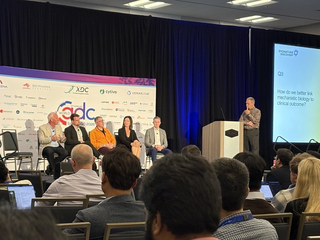 Image of the panel discussion at World ADC San Diego 2026